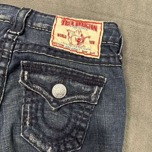 VTG True Religion JOEY SUPER T Big Stitch jeans Size 25 - Picture 7 of 9